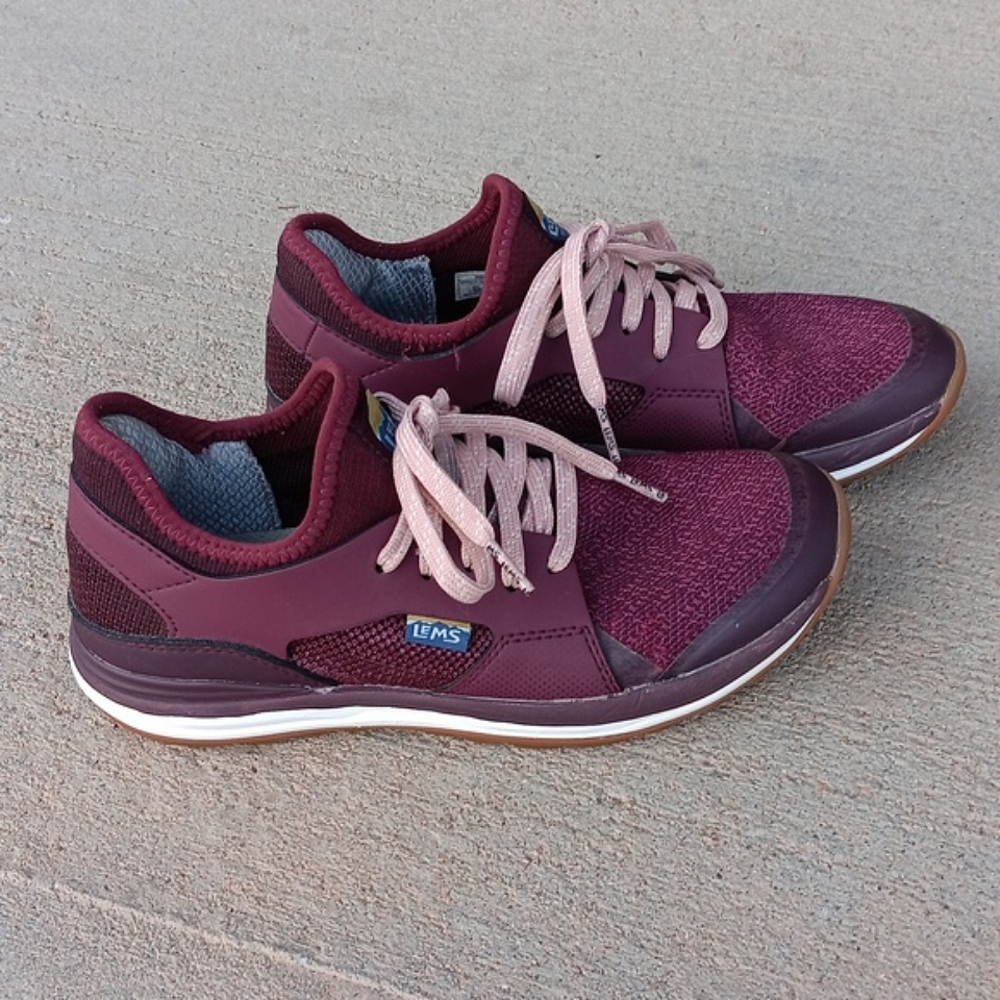 LEMS Women's Burgundy Athletic Shoes